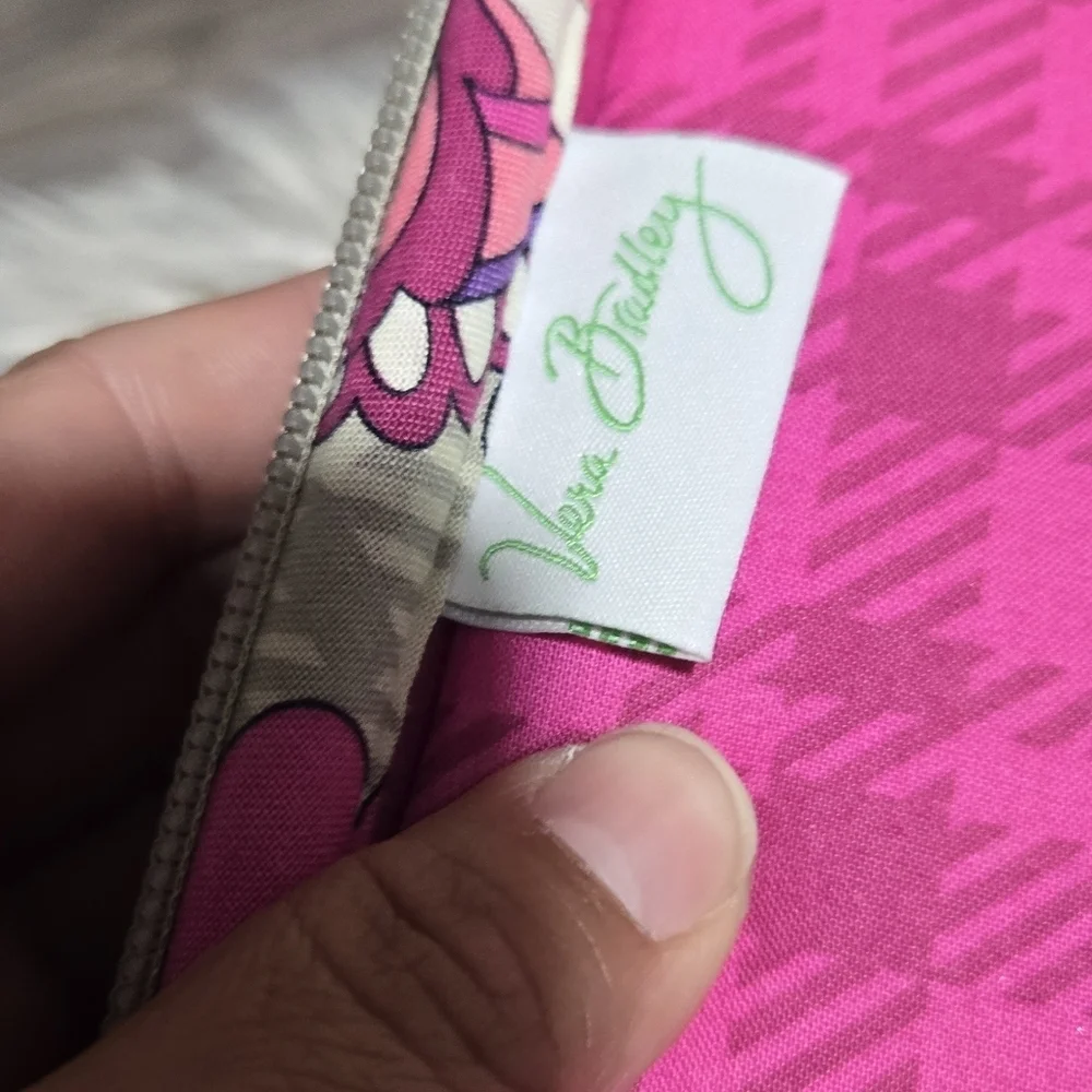 Vera Bradley Quilted Hard Shell Laptop Crossbody Case Paisley Meets Plaid